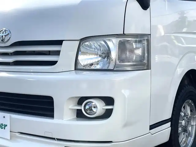 トヨタ ハイエース GL 道央・札幌 2010(平22)年 11.7万km ホワイト 4WD/キャンピング仕様/10人乗り/社外ナビ/フルセグTV/CD/DVD/MS/AM/FM/バックカメラ/パワースライドドア/リアテーブル/シートベッド/インバーター/サブバッテリー/FFヒーター/冷蔵庫/ドラレコ（前方タイプ）/ETC/社外15インチAW/ヒッチメンバー/室内フルカーテン/リモコンキー/スペアキー/社外エンジンスターター/保証書/取扱説明書