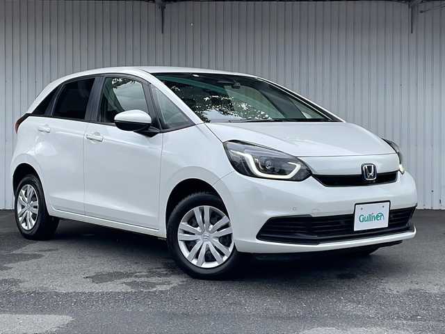 ホンダ フィット e:HEVベーシック 長野県 2023(令5)年 4.9万km プラチナホワイトパール ４WD/ホンダセンシング /社外メモリナビ/バックカメラ/ドライブレコーダー/コーナーセンサー/クルーズコントロール/LEDヘッドライト/スマートキー