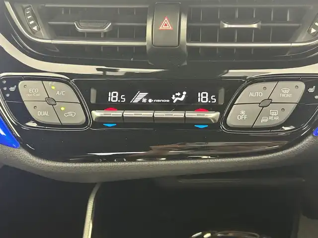 トヨタ Ｃ－ＨＲ G モード ネロ 千葉県 2019(令1)年 5.9万km ブラッキッシュアゲハガラスフレーク 禁煙/トヨタセーフティセンス/・LDA　レーンディパーチャーアラート　レーンキープアシスト/・PCS　プリクラッシュセーフティ　衝突軽減ブレーキ/・BSM　ブラインドスポットモニター/・コーナーセンサー/純正9インチナビ/・型番：NSZT-Y68T/・CD/DVD/Bluetooth/フルセグTV/SD/ビルトインETC/バックカメラ　バックモニター/レーダークルーズコントロール/純正18インチアルミホイール/LEDヘッドライト/フォグランプ/オートライト/オートハイビーム/スマートキー/プッシュスタートボタン/オートエアコン/純正フロアマット/ハーフレザーシート/前席シートヒーター/電動格納ミラー/ステアリングリモコン　ステアリングスイッチ/電動パーキングブレーキ/オートブレーキホールド