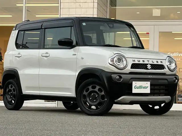 スズキ ハスラー F リミテッド 兵庫県 2017(平29)年 6.3万km ピュアホワイトパール/ブラック2トーン 社外SDナビ/Bluetooth接続/スイッチスタート/LEDヘッドライト/ビルトインETC/シートヒーター/純正マット/ステアリングスイッチ/横滑り防止/プリクラッシュ/オートライト/電格ミラー/アイドリングストップ