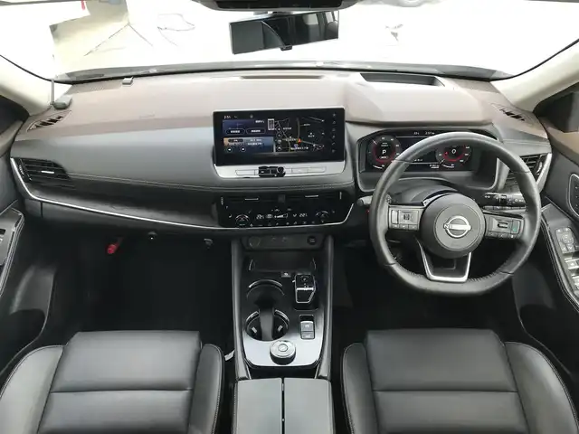 日産 エクストレイル G e－4ORCE 富山県 2024(令6)年 1.5万km シェルブロンドM 4WD/ワンオーナー/純正ナビ/フルセグTV/Bluetooth/全周囲カメラ/デジタルインナーミラー/ドライブレコーダー/衝突被害軽減ブレーキ/コーナーセンサー/レーンキープアシスト/ブラインドスポットモニター/プロパイロット/レーダークルーズコントロール/レザーシート/メモリー付パワーシート/電動リアゲート/ETC2.0