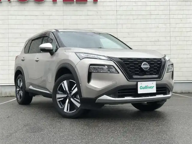 日産 エクストレイル G e－4ORCE 道央・札幌 2024(令6)年 1.5万km シェルブロンドM 4WD/ワンオーナー/純正ナビ/フルセグTV/Bluetooth/全周囲カメラ/デジタルインナーミラー/ドライブレコーダー/衝突被害軽減ブレーキ/コーナーセンサー/レーンキープアシスト/ブラインドスポットモニター/プロパイロット/レーダークルーズコントロール/レザーシート/メモリー付パワーシート/電動リアゲート/ETC2.0