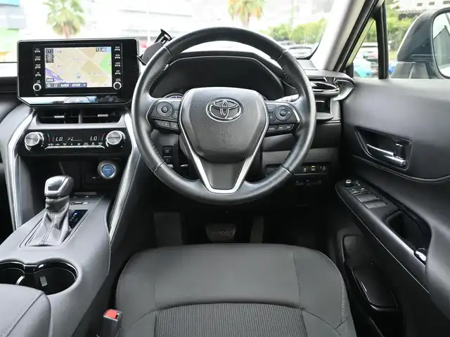 トヨタ ハリアー ハイブリッド S 千葉県 2020(令2)年 5.4万km ホワイトパールクリスタルシャイン Toyota Safety Sense/・プリクラッシュセーフティ/・レーンディパーチャーアラート/・オートハイビーム/・レーダークルーズコントロール/・ブラインドスポットモニター/モデリスタエアロ/純正コネクティッドナビ/地デジTV/【Bluetooth接続】/バックカメラ/ドライブレコーダー（前後撮影）/革巻きステアリング/ステアリングスイッチ/ETC/LEDヘッドライト/ウインカーミラー/クリアランスソナー/社外17インチアルミホイル/サイド/カーテンエアバッグ/スマートキー