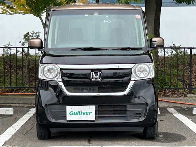 ホンダ Ｎ ＢＯＸ G･L ホンダセンシング カッパーブラウンスタイル 宮城県 2018(平30)年 3.2万km クリスタルブラックパール ホンダセンシング/・アダブティブクルーズコントロール/・レーンキープアシスト/・衝突軽減システム/アルパインSDナビ/フルセグTV/Bluetooth/両側パワースライドドア/前後ドライブレコーダー/純正ビルトインETC/純正LEDヘッドライト/オートライト/プッシュスタート/横滑り防止装置/アンチロックブレーキシステム/ベンチシート