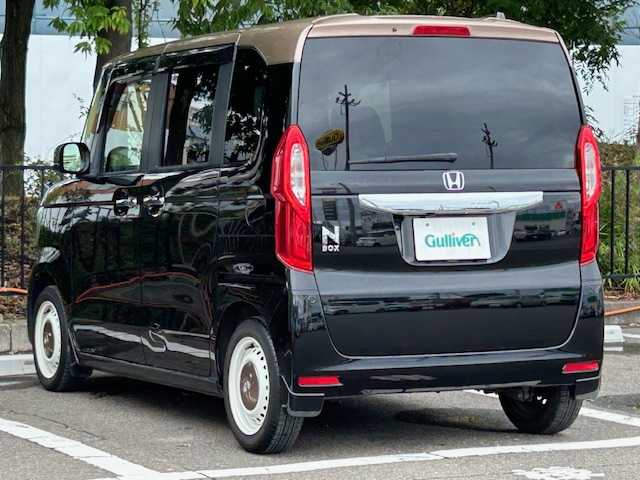 ホンダ Ｎ ＢＯＸ G･L ホンダセンシング カッパーブラウンスタイル 宮城県 2018(平30)年 3.2万km クリスタルブラックパール ホンダセンシング/・アダブティブクルーズコントロール/・レーンキープアシスト/・衝突軽減システム/アルパインSDナビ/フルセグTV/Bluetooth/両側パワースライドドア/前後ドライブレコーダー/純正ビルトインETC/純正LEDヘッドライト/オートライト/プッシュスタート/横滑り防止装置/アンチロックブレーキシステム/ベンチシート