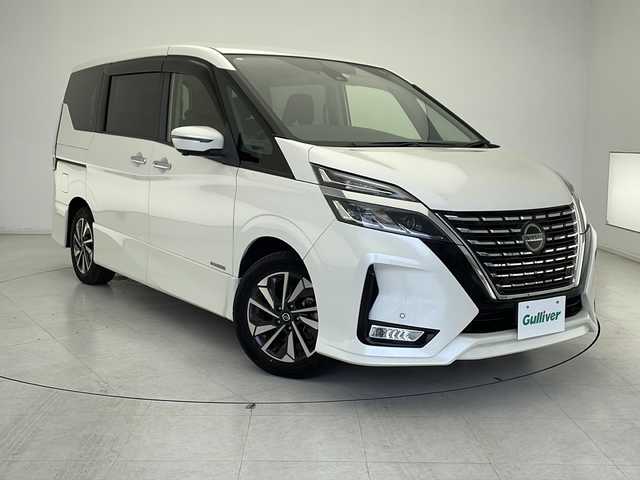 日産 セレナ ハイウェイスター V 千葉県 2019(令1)年 4.3万km ブリリアントホワイトパール ワンオーナー/禁煙車/全方位運転支援システム/インテリジェントエマージェンシーブレーキ/セーフティパックB/プロパイロット/純正9インチナビ/フルセグTV/バックカメラ/インテリジェントアラウンドビューモニター/ビルトインETC/ハンズフリーパワースライドドア(両側)/アダプティブLEDヘッドランプ/オートライト/オLEDフロントフォグ/純正16インチアルミ/革巻きステアリング/電動パーキングブレーキ/オートブレーキホールド/インテリジェントキー