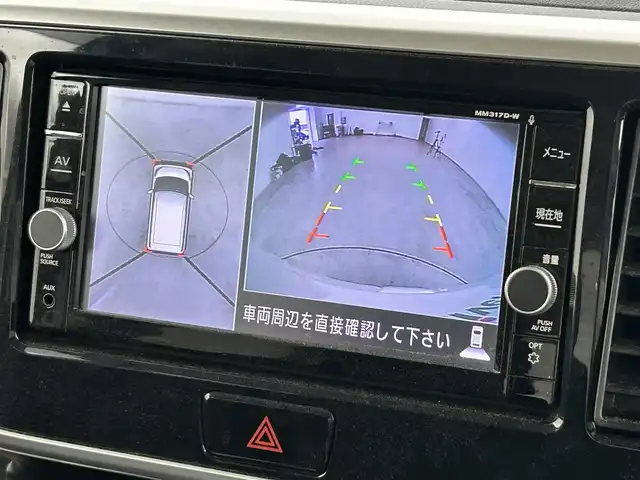 日産 デイズ ルークス ハイウェイスター Gターボ 福岡県 2017(平29)年 3.8万km ホワイトパール リアモニター　/純正ナビ（ＢＴ，フルセグＴＶ）　/アラウンドビューモニター　/ＥＴＣ　/前後ドラレコ　/クルーズコントロール　/エマージェンシーブレーキ　/両側電動スライドドア　/社外１６インチＡＷ　/ＬＥＤライト