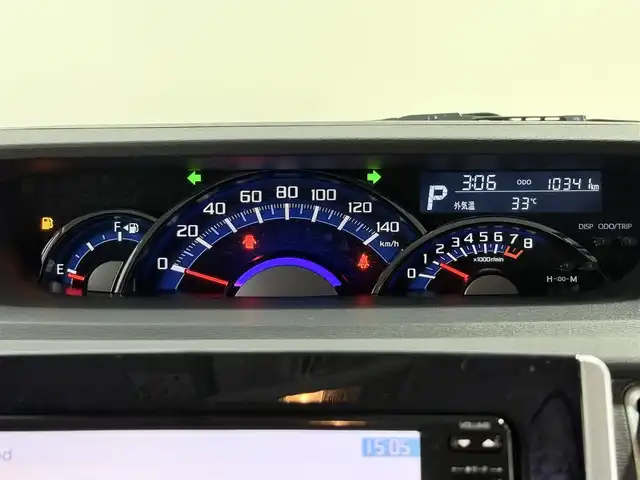 ダイハツ タント カスタム X トップED SAⅡ 大阪府 2016(平28)年 1.1万km メテオライトグレーイリュージョナルP 純正ナビ(地デジ/CD再生) バックカメラ ETC 両側スライドドア ハーフレザー 衝突軽減 レーンアシスト アイドリングストップ スマートキー プッシュスタート ワンオーナー