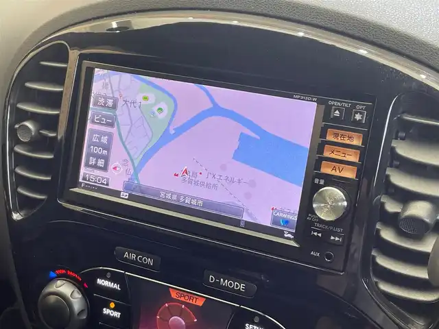 日産 ジューク ニスモ 岩手県 2014(平26)年 10.9万km ブリリアントホワイトパール ４WD/ターボ/MTモード付きAT/専用エクステリア/NISMO専用シート/専用本革・アルカンターラステアリング/専用18インチアルミホイール/アルミペダル/ビークルダイナミクスコントロール/オートエアコン/純正ナビ/（CD/DVD/フルセグ/USB/Bluetooth）/ETC/ドライブレコーダー/オートライト/HIDヘッドライト/純正フロアマット