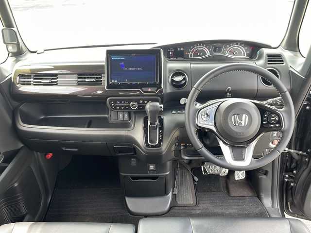 ホンダ Ｎ ＢＯＸ G L ターボ ホンダセンシング 岩手県 2020(令2)年 3.8万km プレミアムブラキッシュパール 社外メモリナビ　/ＡＭ／ＦＭ／Ｂｌｕｅｔｏｏｔｈ／ＣＤ／ＤＶＤ/フルセグＴＶ/両側パワースライドドア　/ホンダセンシング　/レーダークルーズコントロール/パドルシフト/横滑り防止装置/後席モニター　/バックカメラ　　/ＬＥＤヘッドライト　　/ビルトインＥＴＣ　/前席シートヒーター/シーケンシャルウィンカー/ドアミラーヒーター/純正フロアマット/エンジンスターター一体型スマートキー/ワンオーナー/ハーフレザーシート