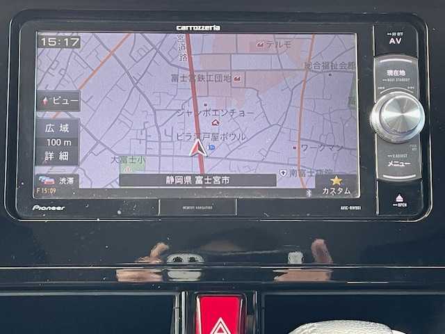 トヨタ ルーミー カスタムG－T 静岡県 2018(平30)年 6.7万km パールホワイトⅢ ●社外ナビ/(フルセグ/CD/DVD/Bluetooth)/(AVIC-RW901)/●バックカメラ/●クルーズコントロール/●衝突被害軽減システム/●後方コーナーセンサー/●LEDライト＆フォグランプ/●オートライト/●革巻きステアリング/●ステアリングスイッチ/●ETC/●両側パワースライドドア/●スマートキー/●プッシュスタート/●スペアキー×1/●純正フロアマット/●純正15インチアルミホイール/●ダブルSRS＋ABS/●取扱説明書