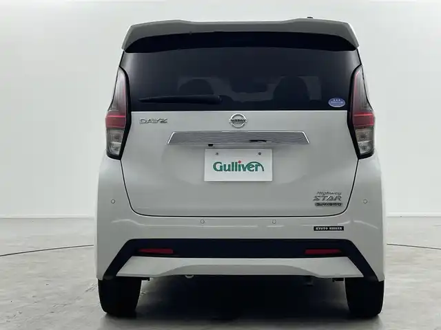 日産 デイズ HWS G ターボ プロパイロットED 福井県 2021(令3)年 2.4万km ホワイトパール プロパイロット/・衝突軽減ブレーキ/・クルーズコントロール（追従有）/・車線逸脱警報機能/純正9インチナビゲーション/【AM/FM/CD/DVD/Bluetooth/フルセグTV】/アラウンドビューモニター/ビルトインETC2.0/車高調（TEIN）/社外16インチアルミホイール/プッシュスタート/スマートキー/スペアキー/オートライト/LEDヘッドライド