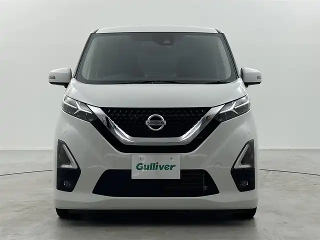 日産 デイズ HWS G ターボ プロパイロットED 福井県 2021(令3)年 2.4万km ホワイトパール プロパイロット/・衝突軽減ブレーキ/・クルーズコントロール（追従有）/・車線逸脱警報機能/純正9インチナビゲーション/【AM/FM/CD/DVD/Bluetooth/フルセグTV】/アラウンドビューモニター/ビルトインETC2.0/車高調（TEIN）/社外16インチアルミホイール/プッシュスタート/スマートキー/スペアキー/オートライト/LEDヘッドライド