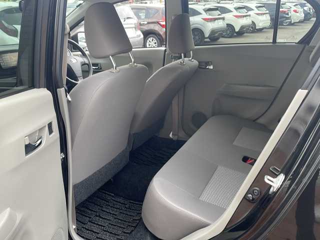 ダイハツ ミラ イース Xf SA 福島県 2014(平26)年 9.6万km ブラックマイカメタリック 4WD ナビ フルセグTV Bluetooth 衝突被害軽減ブレーキ ETC 横滑り防止機能 リモコンキー スペアキー フロアマット ドアバイザー 社外アルミホイール アイドリングストップ