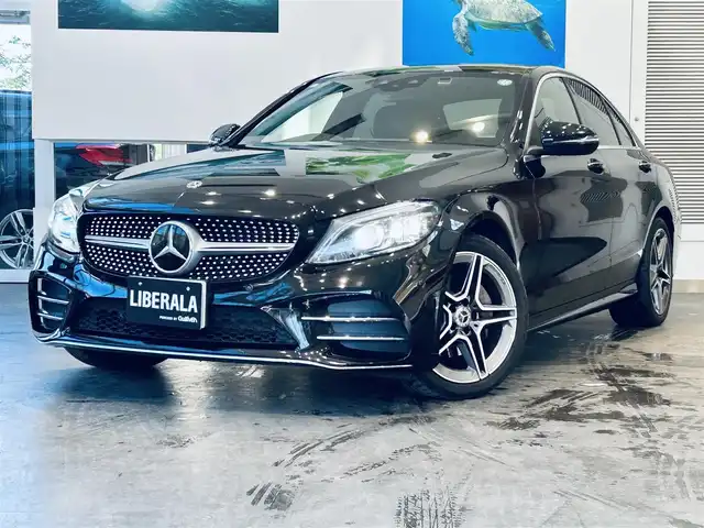 メルセデス・ベンツ Ｃ２００ アバンギャルド AMGライン 大阪府 2019(平31)年 5.9万km オブシディアンブラック レーダーセーフティP/純正ナビ/TV/バックカメラ/applecarplay/ACＣ/ブラインドスポット/クリアランスソナー/黒革/メモリ付きパワーシート/シートヒーター/パドルシフト/純正18インチＡＷ/LＥＤヘッドライト
