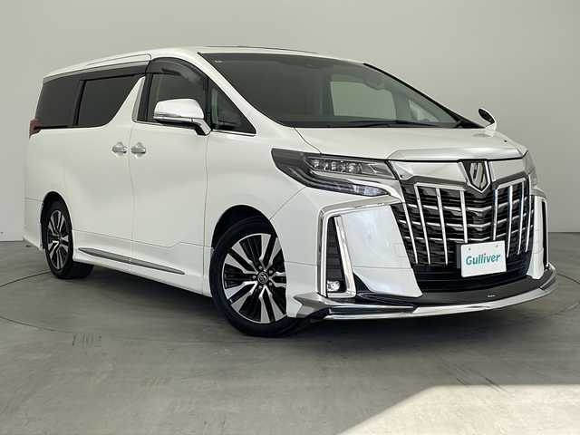 トヨタ アルファード S Cパッケージ 兵庫県 2018(平30)年 4.2万km ホワイトパールクリスタルシャイン ・サンルーフ/・モデリスタエアロ/・モデリスタマフラーカッター/・アイドリングストップ/・トヨタセーフティーセンス/・プリクラッシュセーフティ/・レーントレーシングアシスト/・クリアランスソナー/・パーキングサポートブレーキ/・ロードサインアシスト/・レーダークルーズコントロール/・オートマチックハイビーム/・ナノイー/・純正10インチSDナビ＆フルセグ＆BT＆USB＆DVD/・HDMI接続/・バックカメラ/・両側パワースライドドア/・ビルトインETC/・革巻きステアリング/・ステアリングスイッチ/・ステアリングヒーター/・前席シートヒーター/・前席シートベンチレーション/・前席パワーシート/・運転席メモリーシート/・合皮シート/・スマートキー/・プッシュスタート/・デジタルインナーミラー/・純正18インチアルミホイール