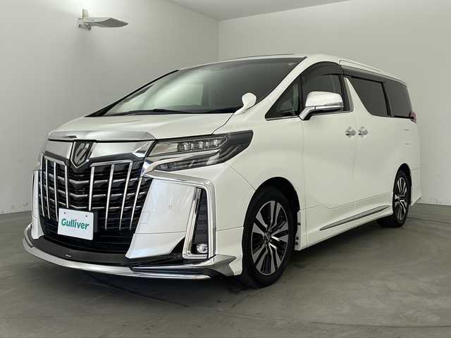 トヨタ アルファード S Cパッケージ 兵庫県 2018(平30)年 4.2万km ホワイトパールクリスタルシャイン ・サンルーフ/・モデリスタエアロ/・モデリスタマフラーカッター/・アイドリングストップ/・トヨタセーフティーセンス/・プリクラッシュセーフティ/・レーントレーシングアシスト/・クリアランスソナー/・パーキングサポートブレーキ/・ロードサインアシスト/・レーダークルーズコントロール/・オートマチックハイビーム/・ナノイー/・純正10インチSDナビ＆フルセグ＆BT＆USB＆DVD/・HDMI接続/・バックカメラ/・両側パワースライドドア/・ビルトインETC/・革巻きステアリング/・ステアリングスイッチ/・ステアリングヒーター/・前席シートヒーター/・前席シートベンチレーション/・前席パワーシート/・運転席メモリーシート/・合皮シート/・スマートキー/・プッシュスタート/・デジタルインナーミラー/・純正18インチアルミホイール