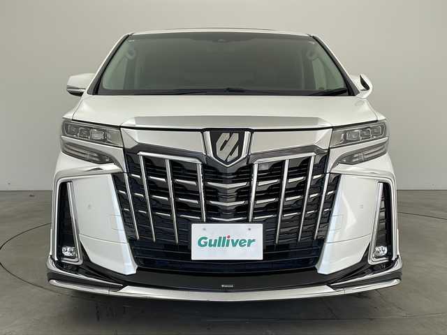 トヨタ アルファード S Cパッケージ 兵庫県 2018(平30)年 4.2万km ホワイトパールクリスタルシャイン ・サンルーフ/・モデリスタエアロ/・モデリスタマフラーカッター/・アイドリングストップ/・トヨタセーフティーセンス/・プリクラッシュセーフティ/・レーントレーシングアシスト/・クリアランスソナー/・パーキングサポートブレーキ/・ロードサインアシスト/・レーダークルーズコントロール/・オートマチックハイビーム/・ナノイー/・純正10インチSDナビ＆フルセグ＆BT＆USB＆DVD/・HDMI接続/・バックカメラ/・両側パワースライドドア/・ビルトインETC/・革巻きステアリング/・ステアリングスイッチ/・ステアリングヒーター/・前席シートヒーター/・前席シートベンチレーション/・前席パワーシート/・運転席メモリーシート/・合皮シート/・スマートキー/・プッシュスタート/・デジタルインナーミラー/・純正18インチアルミホイール