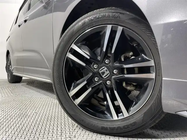 ホンダ オデッセイ ハイブリッド アブソルートセンシングアドバンP 大阪府 2016(平28)年 3.4万km モダンスティールM 純正ナビＴＶ　全方位カメラ　両側パワスラ　衝突軽減　レーダークルコン　ＥＴＣ　ハーフレザー　パワーシート　ＬＥＤヘッドライト　クリアランスソナー　レーンアシスト　スマートキー　プッシュスタート