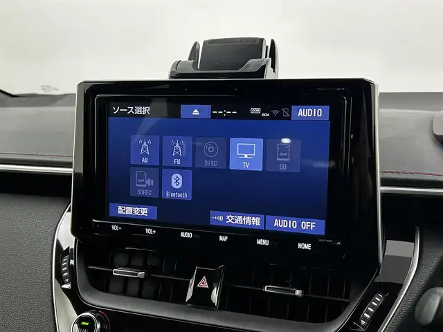 トヨタ カローラ スポーツ ハイブリッドG Z 大分県 2019(平31)年 6.3万km ホワイトパールクリスタルシャイン 純正9インチナビ(NSZT-Y68T）/CD/DVD/BT/SD/フルセグTV/AM/FM/Toyota Safety Sense/プリクラッシュセーフティ/レーントレーシングアシスト/レーダークルーズコントロール/オートマチックハイビーム/バックガイドモニター/ETC/TRDフルエアロ/社外16インチホイール/純正18インチホイール(積み込み)/スマートキー/プッシュスタート/LED