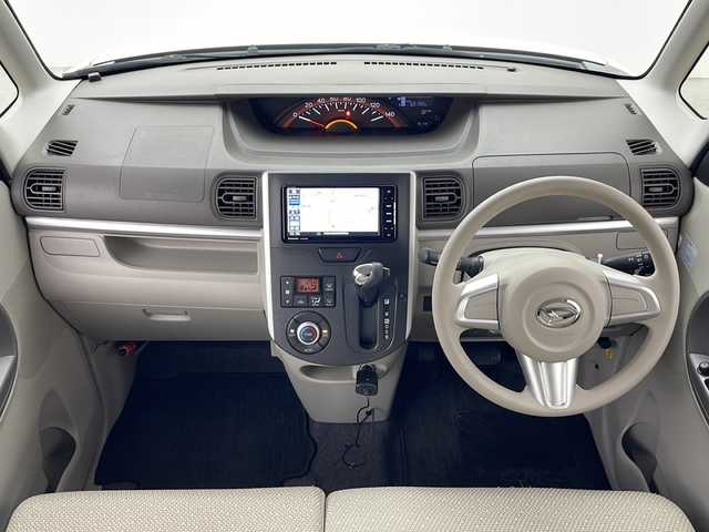 ダイハツ タント X SA 秋田県 2014(平26)年 5.1万km コットンアイボリー 4WD/社外SDナビ　/片側パワースライドドア　/衝突被害軽減ブレーキ　/フルセグTV/AM/FM/CD/DVD/Bluetooth/社外エンジンスターター　/アイドリングストップ　/横滑り防止装置/オートエアコン　/オートライト　/ハロゲンライト　/スマートキー　/リアサンシェード/サイドバイザー/電動格納ミラー/社外アルミホイール