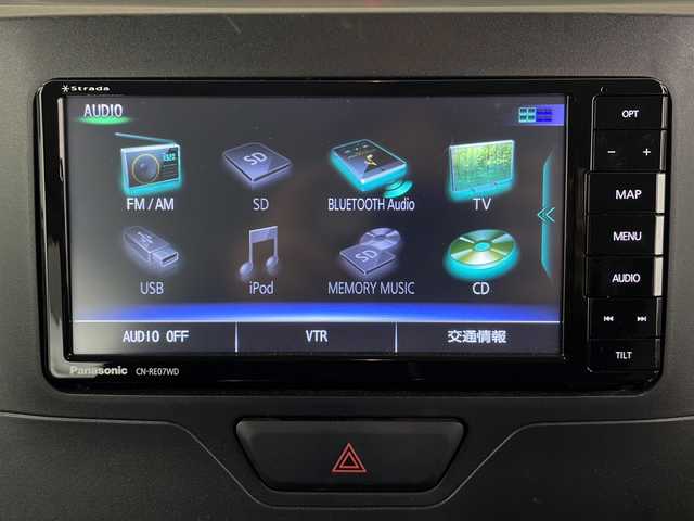 ダイハツ タント X SA 秋田県 2014(平26)年 5.1万km コットンアイボリー 4WD/社外SDナビ　/片側パワースライドドア　/衝突被害軽減ブレーキ　/フルセグTV/AM/FM/CD/DVD/Bluetooth/社外エンジンスターター　/アイドリングストップ　/横滑り防止装置/オートエアコン　/オートライト　/ハロゲンライト　/スマートキー　/リアサンシェード/サイドバイザー/電動格納ミラー/社外アルミホイール