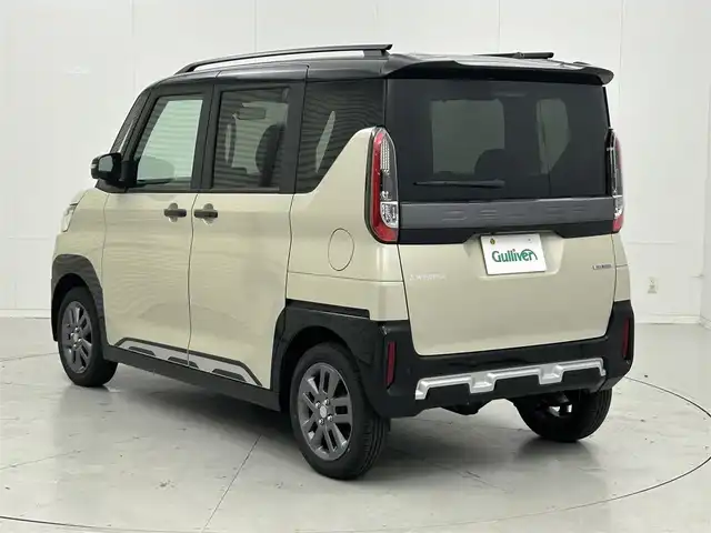 三菱 デリカミニ T プレミアム 茨城県 2025(令7)年 0.1万km未満 アイボリーⅡ 届出済未使用車/純正9型ディスプレイオーディオ/全方位カメラ/衝突被害軽減ブレーキ/車線逸脱抑制装置/レーダークルーズコントロール/オートマチックハイビーム/クリアランスソナー/両側電動スライドドア/シートヒーター/ステアリングヒーター/純正15インチAW/LEDヘッドライト/スマートキー