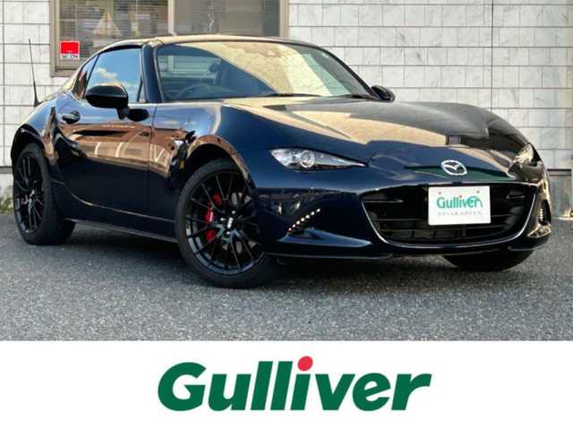 マツダ ロードスター ＲＦ RS 福岡県 2022(令4)年 1.3万km ディープクリスタルブルーマイカ ワンオーナー/純正7インチナビ/　（AM/FM/Bluetooth/CD/DVD/フルセグTV）/BOSEプレミアムサウンド/アイアクティブセンス/・車線逸脱警報/・横滑り防止/・交通標識認証/・ドライバーアテンションアラート/・スマートシティブレーキアシスト/・ブラインドスポットモニター/・レーンアシスト/社外BBS17インチアルミホイール/Bremboキャリパー/RECAROシート/シートヒーター/ビルトインETC/防眩ミラー/USB端子×2/プッシュスタート/純正フロアマット/スペアキー×1/保証書/取扱説明書/ナビ取扱説明書