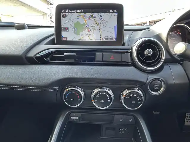 マツダ ロードスター ＲＦ RS 福岡県 2022(令4)年 1.3万km ディープクリスタルブルーマイカ ワンオーナー/純正7インチナビ/　（AM/FM/Bluetooth/CD/DVD/フルセグTV）/BOSEプレミアムサウンド/アイアクティブセンス/・車線逸脱警報/・横滑り防止/・交通標識認証/・ドライバーアテンションアラート/・スマートシティブレーキアシスト/・ブラインドスポットモニター/・レーンアシスト/社外BBS17インチアルミホイール/Bremboキャリパー/RECAROシート/シートヒーター/ビルトインETC/防眩ミラー/USB端子×2/プッシュスタート/純正フロアマット/スペアキー×1/保証書/取扱説明書/ナビ取扱説明書