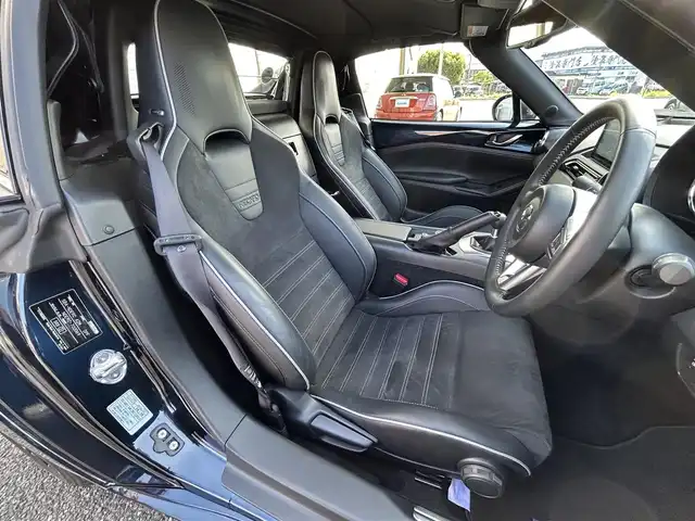 マツダ ロードスター ＲＦ RS 福岡県 2022(令4)年 1.3万km ディープクリスタルブルーマイカ ワンオーナー/純正7インチナビ/　（AM/FM/Bluetooth/CD/DVD/フルセグTV）/BOSEプレミアムサウンド/アイアクティブセンス/・車線逸脱警報/・横滑り防止/・交通標識認証/・ドライバーアテンションアラート/・スマートシティブレーキアシスト/・ブラインドスポットモニター/・レーンアシスト/社外BBS17インチアルミホイール/Bremboキャリパー/RECAROシート/シートヒーター/ビルトインETC/防眩ミラー/USB端子×2/プッシュスタート/純正フロアマット/スペアキー×1/保証書/取扱説明書/ナビ取扱説明書