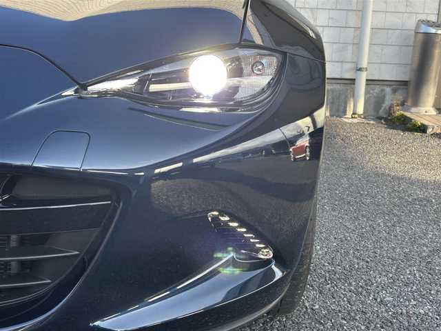 マツダ ロードスター ＲＦ RS 福岡県 2022(令4)年 1.3万km ディープクリスタルブルーマイカ ワンオーナー/純正7インチナビ/　（AM/FM/Bluetooth/CD/DVD/フルセグTV）/BOSEプレミアムサウンド/アイアクティブセンス/・車線逸脱警報/・横滑り防止/・交通標識認証/・ドライバーアテンションアラート/・スマートシティブレーキアシスト/・ブラインドスポットモニター/・レーンアシスト/社外BBS17インチアルミホイール/Bremboキャリパー/RECAROシート/シートヒーター/ビルトインETC/防眩ミラー/USB端子×2/プッシュスタート/純正フロアマット/スペアキー×1/保証書/取扱説明書/ナビ取扱説明書