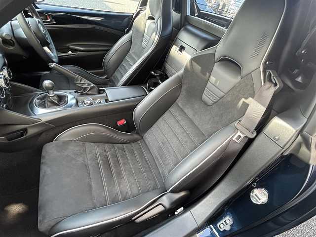 マツダ ロードスター ＲＦ RS 福岡県 2022(令4)年 1.3万km ディープクリスタルブルーマイカ ワンオーナー/純正7インチナビ/　（AM/FM/Bluetooth/CD/DVD/フルセグTV）/BOSEプレミアムサウンド/アイアクティブセンス/・車線逸脱警報/・横滑り防止/・交通標識認証/・ドライバーアテンションアラート/・スマートシティブレーキアシスト/・ブラインドスポットモニター/・レーンアシスト/社外BBS17インチアルミホイール/Bremboキャリパー/RECAROシート/シートヒーター/ビルトインETC/防眩ミラー/USB端子×2/プッシュスタート/純正フロアマット/スペアキー×1/保証書/取扱説明書/ナビ取扱説明書