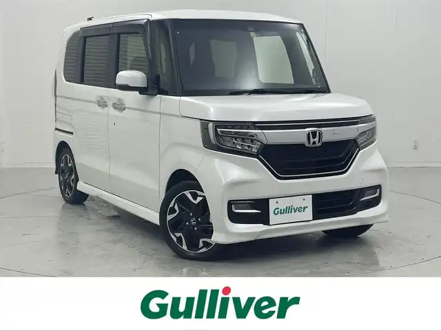 ホンダ Ｎ ＢＯＸ カスタム G L ターボ ホンダセンシング 茨城県 2020(令2)年 3.8万km プラチナホワイトパール プッシュスタート/スマートキー/スペアキー/パドルシフト/アイドリングストップ/追従型クルーズコントロール/ビルトインETC/純正ナビ/バックカメラ/フルセグ/両側パワースライドドア/後コーナーセンサー