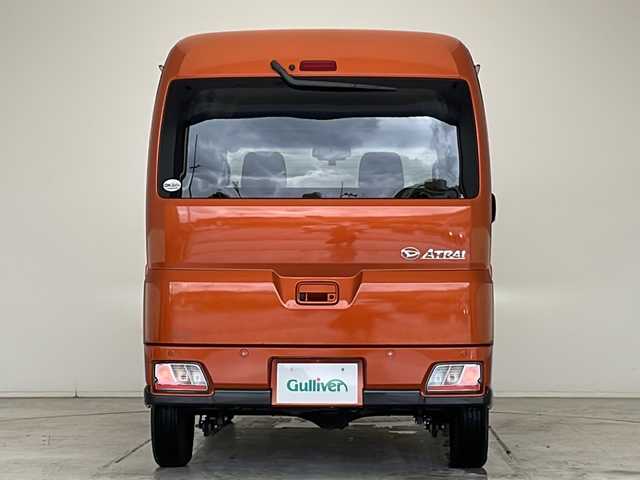 ダイハツ アトレー バン RS 愛知県 2023(令5)年 1.9万km トニコオレンジメタリック 衝突軽減システム/SDナビ/両側パワースライドドア/クルーズコントロール/フルセグ/CD/DVD/Bluetooth/バックカメラ/コーナーセンサー/LEDヘッドライト/オートマチックハイビーム/ステアリングスイッチ/スマートキー/プッシュスタート