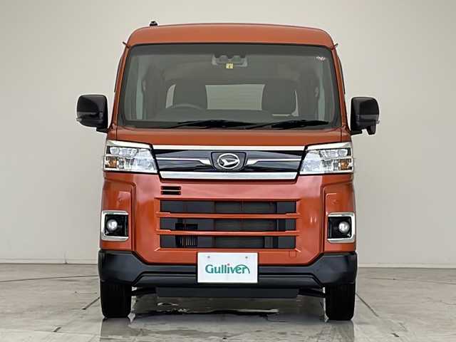 ダイハツ アトレー バン RS 愛知県 2023(令5)年 1.9万km トニコオレンジメタリック 衝突軽減システム/SDナビ/両側パワースライドドア/クルーズコントロール/フルセグ/CD/DVD/Bluetooth/バックカメラ/コーナーセンサー/LEDヘッドライト/オートマチックハイビーム/ステアリングスイッチ/スマートキー/プッシュスタート