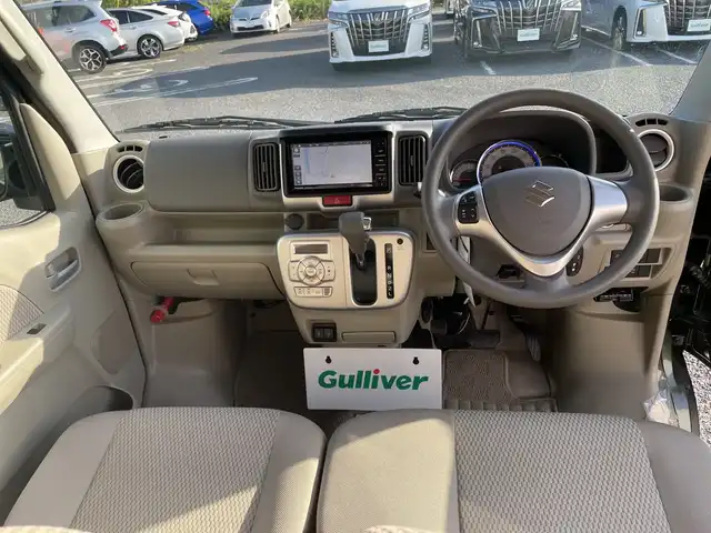 スズキ エブリィ ワゴン PZターボ 千葉県 2023(令5)年 0.1万km クールカーキPM ナビ　バックカメラ　ドラレコ　パワースライドドア　ＥＴＣ　レーダーブレーキサポート　フルセグＴＶ　ＢＴ　シートヒーター　ＵＳＢ　キャリア　１４インチＡＷ　スマートキー　クールカーキカラー　ターボ