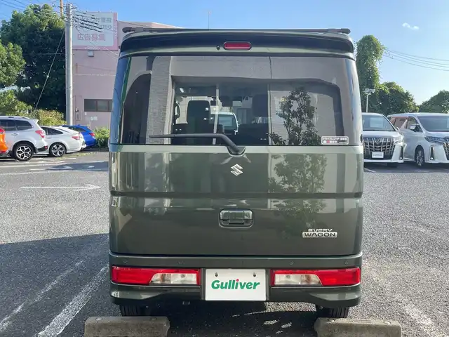 スズキ エブリィ ワゴン PZターボ 千葉県 2023(令5)年 0.1万km クールカーキPM ナビ　バックカメラ　ドラレコ　パワースライドドア　ＥＴＣ　レーダーブレーキサポート　フルセグＴＶ　ＢＴ　シートヒーター　ＵＳＢ　キャリア　１４インチＡＷ　スマートキー　クールカーキカラー　ターボ