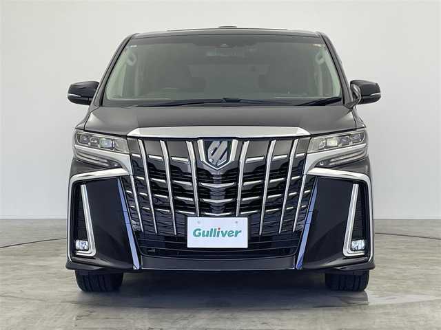 トヨタ アルファードハイブリット SR Cパッケージ 群馬県 2021(令3)年 4万km スパークリングブラックパールクリスタルシャイン ・禁煙車/・衝突軽減/・社外11型ナビ/・バックモニター/・両側パワースライドドア/・Wサンルーフ/・レザーシート/・社外12.8インチフリップダウンモニター/・レーダークルーズコントロール/・3眼LEDオートヘッドライト/・前席シートヒーター＆ベンチレーション/・前席パワーシート/・パワーバックドア/・ETC