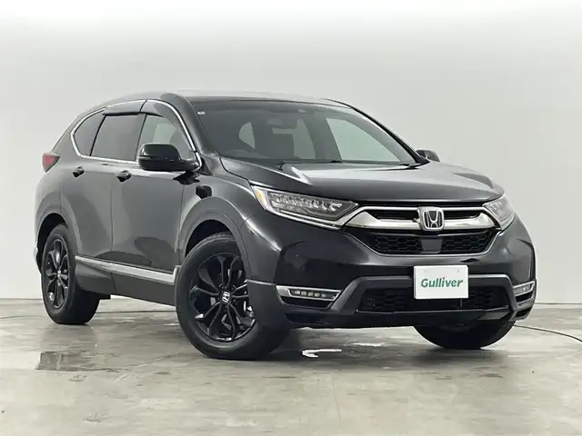 ホンダ ＣＲ－Ｖ ハイブリッド e:HEV EX ブラックED 福島県 2022(令4)年 1.3万km クリスタルブラックパール ホンダセンシング/・衝突被害軽減システム/・車線維持支援システム/・誤発進抑制機能/・歩行者事故低減ステアリング/・先行者発進お知らせ機能/サンルーフ/純正7インチナビ/・型式：VRU-225CVi/・フルセグ/TV/BT/SD/USB/CD/DVD/FM/AM/バックカメラ/パワーバックドア/ACC/LEDオートライト/・フォグランプ/革シート/・全席ヒートシーター/・前席メモリー機能つきパワーシート/・純正18インチアルミホイール/革ステアリング/・ステアリングリモコン/・パドルシフト/・ステアヒータ/前後ドラレコ/ウィンカーミラー/オートミラー/寒冷地仕様/純正フロアマット/電子パーキング/・ブレーキホールド/プッシュスタート/・スマートキー