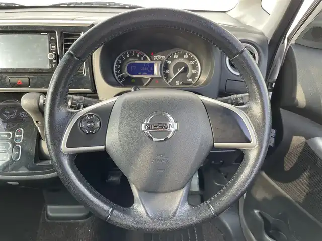 日産 デイズ ルークス ハイウェイスターX 熊本県 2016(平28)年 6.3万km ホワイトパール 純正ナビ　BT/SD/CD/DVD/AM/FM/・フルセグTV/全方位カメラ/・バックカメラ/片側パワースライドドア/ETC/アイドリングストップ/プッシュスタート/・スマートキー/ステアリングリモコン/オートライト/・HIDヘッドライト/・キセノンフォグ/ベンチシート/横滑り防止/衝突軽減ブレーキ/ロールサンシェード/純正フロアマット/純正ドアバイザー/純正Aw/後席サーキュレーター/ベンチシート