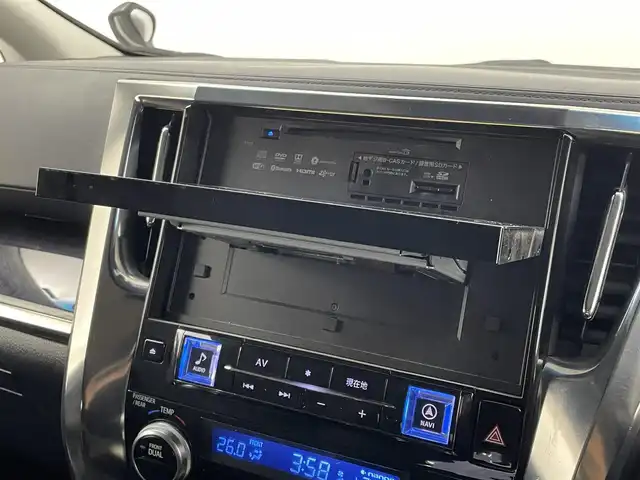 トヨタ アルファード S Cパッケージ 埼玉県 2019(令1)年 7.1万km ブラック ＡＬＰＩＮＥ１１インチナビ　フリップダウンモニター　バックカメラ　ビルトインＥＴＣ　ドライブレコーダー　セーフティセンス　レーダークルーズ　ステアリングヒーター　メモリシート　ＡＣ１００Ｖ　ＬＥＤ