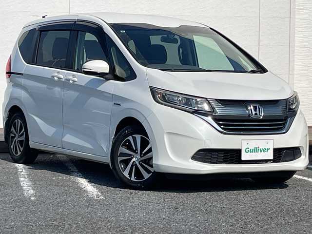 ホンダ フリード ハイブリット EX 千葉県 2019(令1)年 5.1万km ホワイトオーキッドパール 9型ナビVXM-197VFNi フリップダウンモニター バックカメラ 両側電動スライドドア BT ETC レーダークルーズ シートヒーター スマートキー LEDライト オートライト 15インチAW