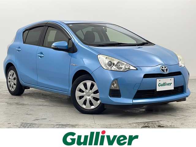 トヨタ アクア S 宮城県 2014(平26)年 6.5万km クールソーダメタリック 禁煙車/純正SDナビ/・CD.SD.BT/ワンセグTV/バックカメラ/社外ドライブレコーダー（FR）/ETC/オートライト/オートエアコン/アイドリングストップ/横滑り防止装置/プッシュスタート/スマートキー2個/純正フロアマット