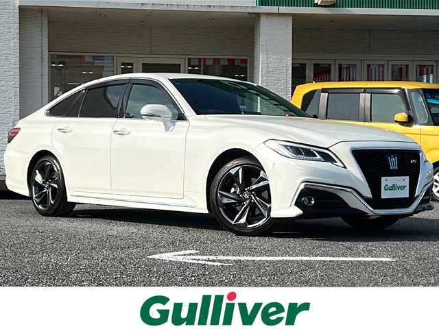 トヨタ クラウン ハイブリッド RS リミテッド 千葉県 2020(令2)年 4.3万km ホワイトパールクリスタルシャイン ナビ 全方位カメラ 黒革シート ETC HUD エアシート パワーシート シートヒーター AHBクルコン　レーンアシスト　フルセグＴＶ　パーキングアシスト １８ＡＷ　ＬＥＤライト　オートライト