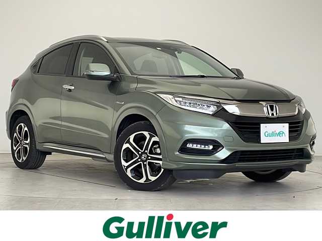 ホンダ ヴェゼル ハイブリッド Z ホンダセンシング 愛知県 2020(令2)年 4.8万km シルバーミストグリーンM ホンダセンシング/衝突軽減システム/純正ナビ/シートヒーター/クルーズコントロール/フルセグ/CD DVD/Bluetooth/バックカメラ/純正アルミホイール/ルーフレール/パドルシフト/LEDヘッドライト/オートライト/ドライブレコーダー/ETC/ステアリングスイッチ/スマートキー/プッシュスタート