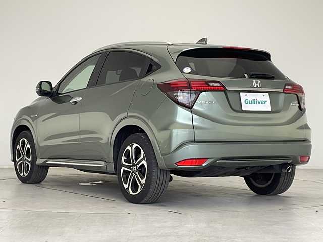 ホンダ ヴェゼル ハイブリッド Z ホンダセンシング 愛知県 2020(令2)年 4.8万km シルバーミストグリーンM ホンダセンシング/衝突軽減システム/純正ナビ/シートヒーター/クルーズコントロール/フルセグ/CD DVD/Bluetooth/バックカメラ/純正アルミホイール/ルーフレール/パドルシフト/LEDヘッドライト/オートライト/ドライブレコーダー/ETC/ステアリングスイッチ/スマートキー/プッシュスタート