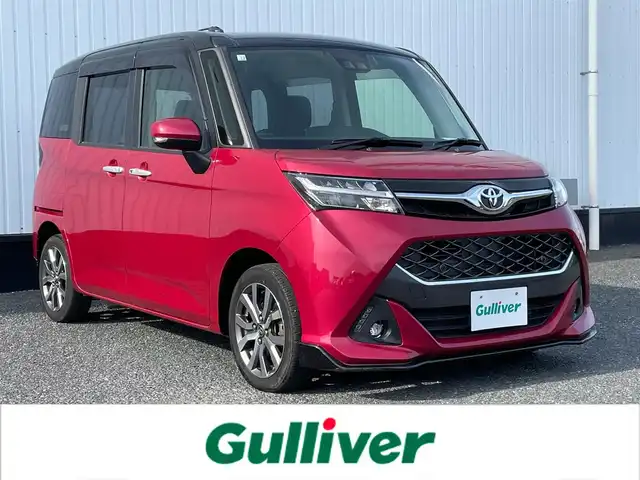 トヨタ タンク カスタムG－T 千葉県 2018(平30)年 2万km ブラックマイカ/マゼンダベリーメタリック 純正メモリナビ/(フルセグTV CD DVD BT FM AM)/バックカメラ/衝突被害軽減システム/クルーズコントロール/両側パワースライドドア/横滑り防止装置/ETC/ドライブレコーダー/アイドリングストップ/LEDヘッドライト/フォグランプ/オートライト/ウィンカーミラー/電動格納ミラー/純正15インチAW/シートリフター/プッシュスタート/スマートキー/フロアマット/ドアバイザー/スペアキー/取扱説明書