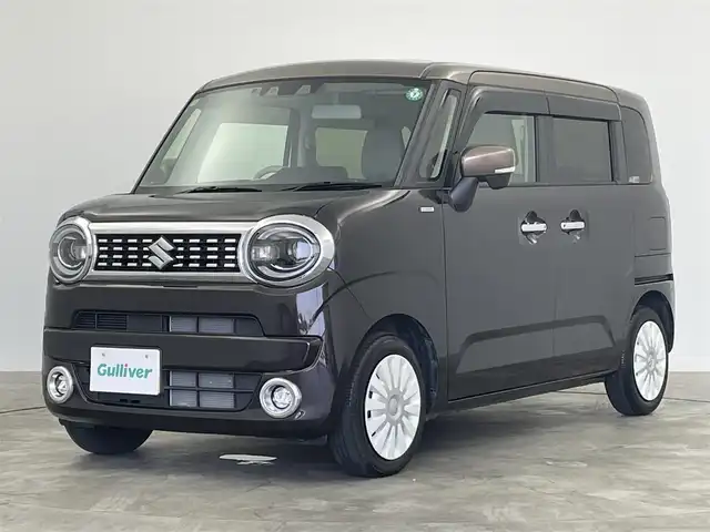 スズキ ワゴンＲ スマイル HYBRID X 群馬県 2023(令5)年 2.3万km アーバンブラウンパールM / ウッディブラウン 衝突軽減　社外７型ナビ　両側パワースライドドア　　バックモニター　コーナーセンサー　シートヒーター　ＬＥＤヘッドライト　ビルトインＥＴＣ２．０　アダプティブクルーズコントロール　横滑り防止装置　禁煙車