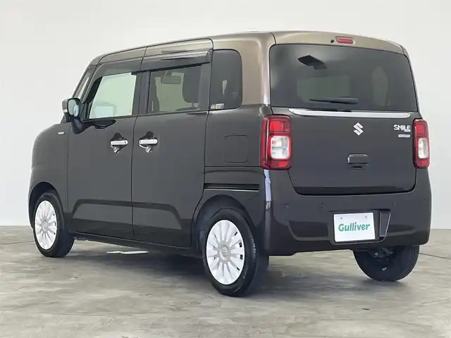 スズキ ワゴンＲ スマイル HYBRID X 群馬県 2023(令5)年 2.3万km アーバンブラウンパールM / ウッディブラウン 衝突軽減　社外７型ナビ　両側パワースライドドア　　バックモニター　コーナーセンサー　シートヒーター　ＬＥＤヘッドライト　ビルトインＥＴＣ２．０　アダプティブクルーズコントロール　横滑り防止装置　禁煙車