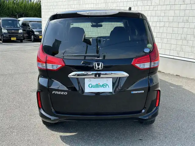 ホンダ フリード ハイブリット G 山形県 2019(令1)年 8.2万km プレミアムスパークルブラックパール ワンオーナー/４WD/衝突被害軽減ブレーキ/左側パワースライドドア/メモリナビ/・CD/DVD/Bluetooth/フルセグ/フリップダウンモニター/エンジンスターター/バックカメラ/ETC/クルーズコントロール/社外15インチAW/シートヒーター/純正フロアマット/LEDオートライト/プッシュスタート/スマートキー/保証書